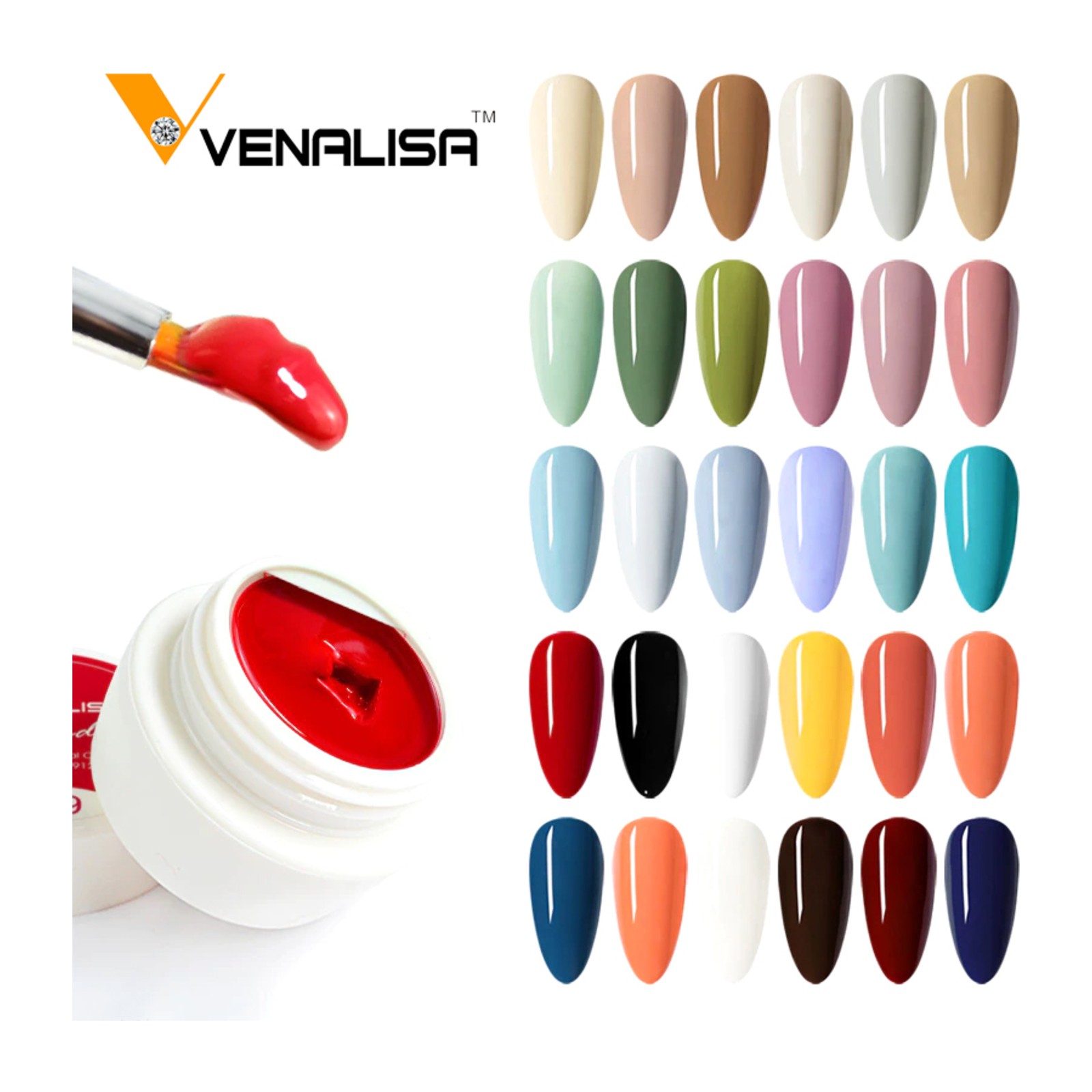 Venalisa -  LAMA -  30 géis coloridos